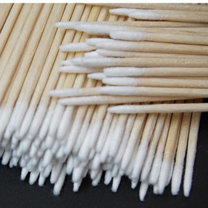 Pointed Cotton Swab For Cleaning Wooden Cotton Stick Makeup Special Toothpick Cotton Swab