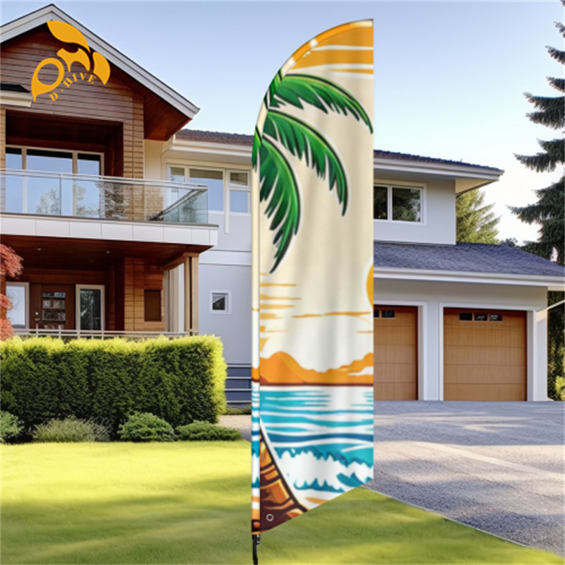 Free shipping Hand flag and car flag Home Pati Decorations Festive Party Beach Flag Knife Flag