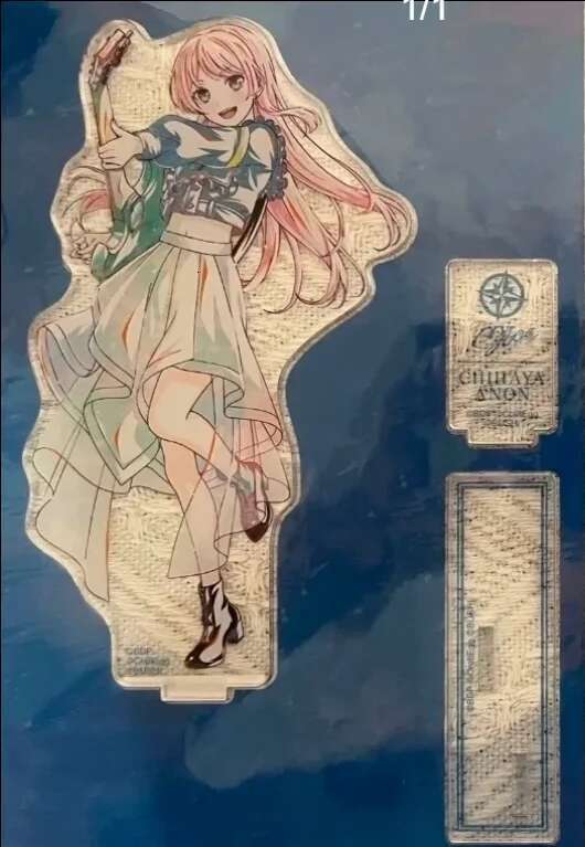 BanG Dream Anon Chihaya Cosplay Anime Acrylic Figure Standing Model Desktop Plate Stand Ornaments Accessories