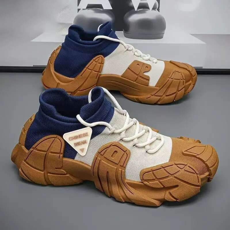 Designer casual shoes Men's Comfortable Lightweight Thick Sole High Strength Resistant Non-Slip Wear Resistant Sports & Everyday Men's Shoes