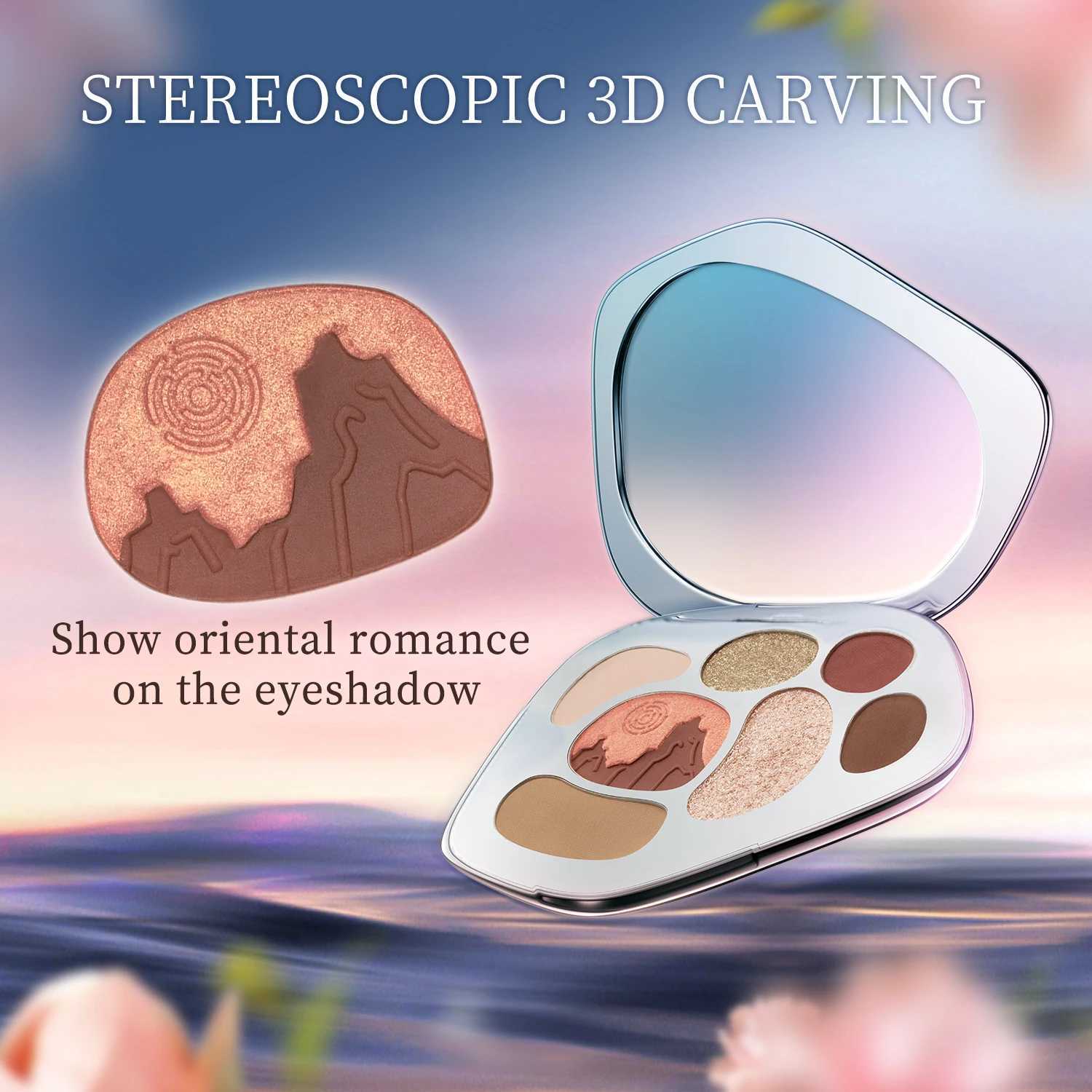 CATKIN Eyeshadow Blush Full Face Matte Shimmer Glitter High Pigmented Face Highlighter Shading Powder W250520