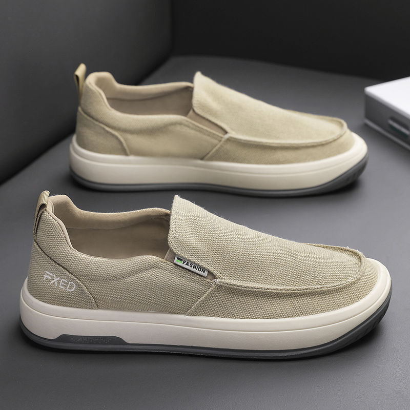 Men S Breathable And Lightweight In Summer Casual Shoes Cloth Casual Men S Canvas Shoes Lazy People S Soft Soled Shoes Ddmysaturn