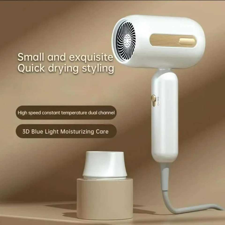 Professional Salon Quality One Piece High Power Hair Dryer with Strong Air Nozzle High Speed Movement and Low Noise for Effort z250520