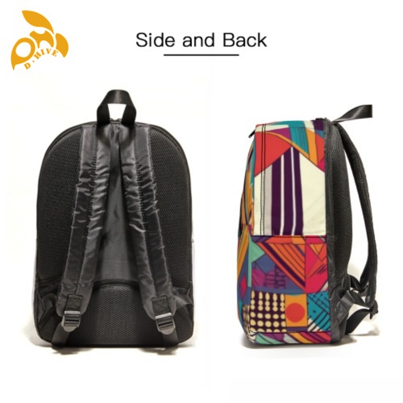 Free shipping top fashion designer custom-made lightweight, high-quality, simple and fashionable white and black small students schoolbag in beige