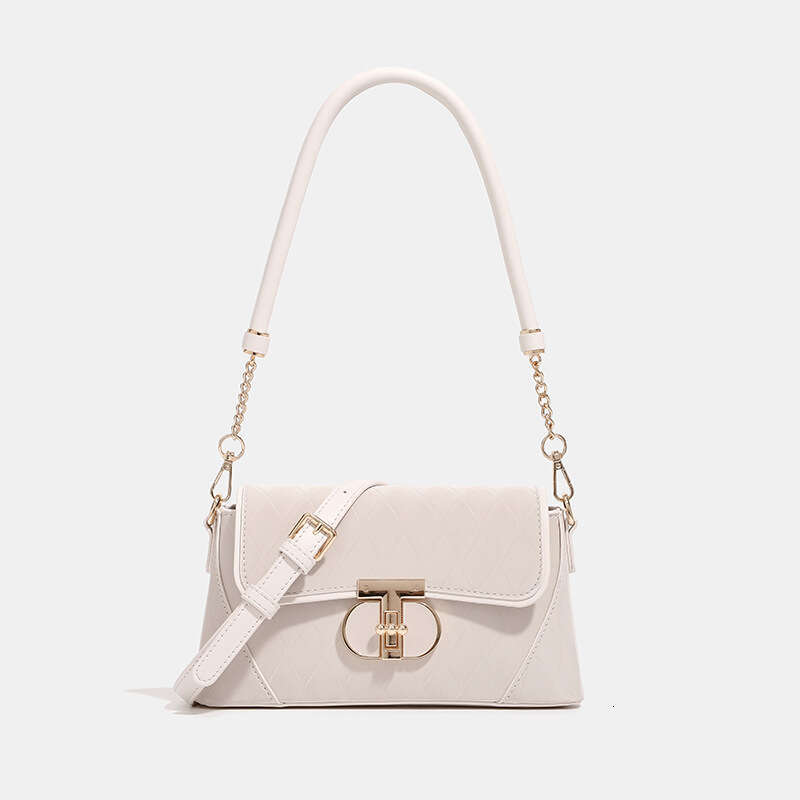 Women's Bags Designer Advanced Ling Grid Armpit For Women New Simple Handbag, French Stick Bag, Niche Versatile Single Shoulder Crossbody Bag