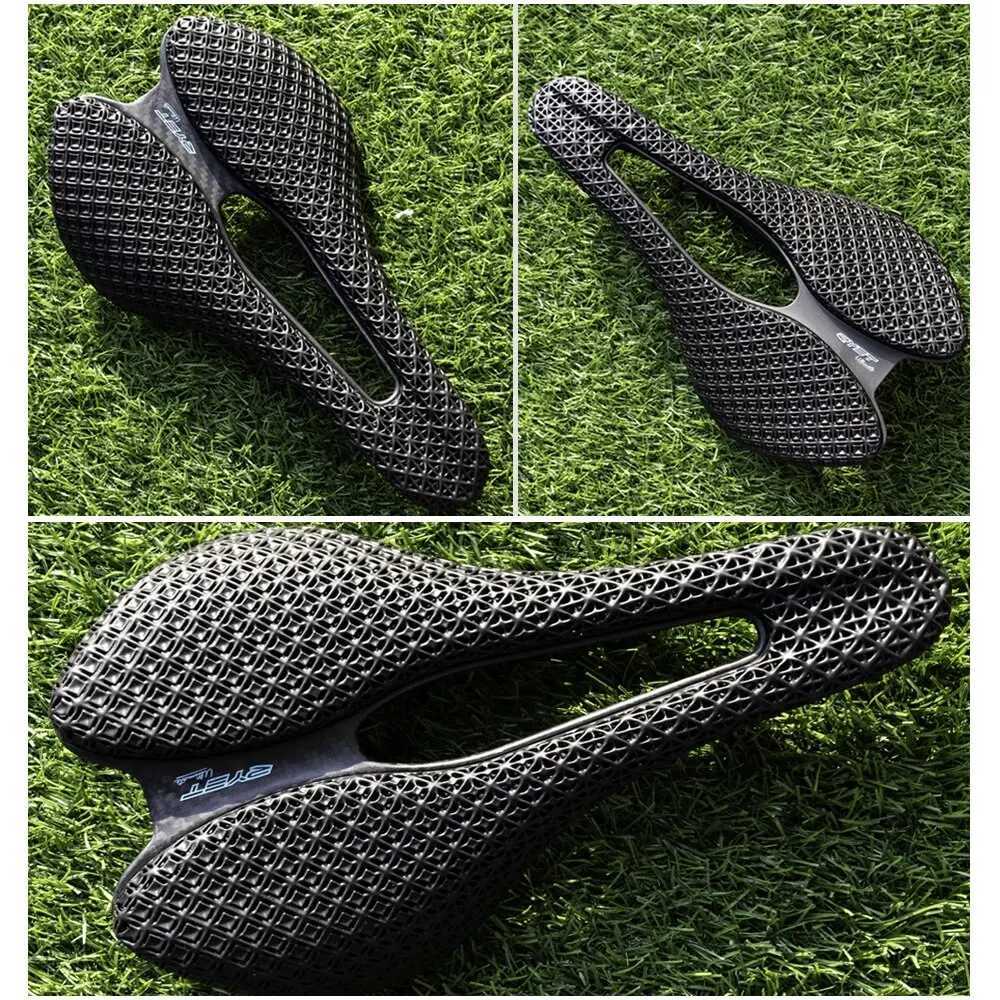 RYET 3D Bicycle Saddle Ultralight Carbon EVA 245x145mm Bike Seating Part Road Bike Seat Cycling Cushion R250520 F8IM