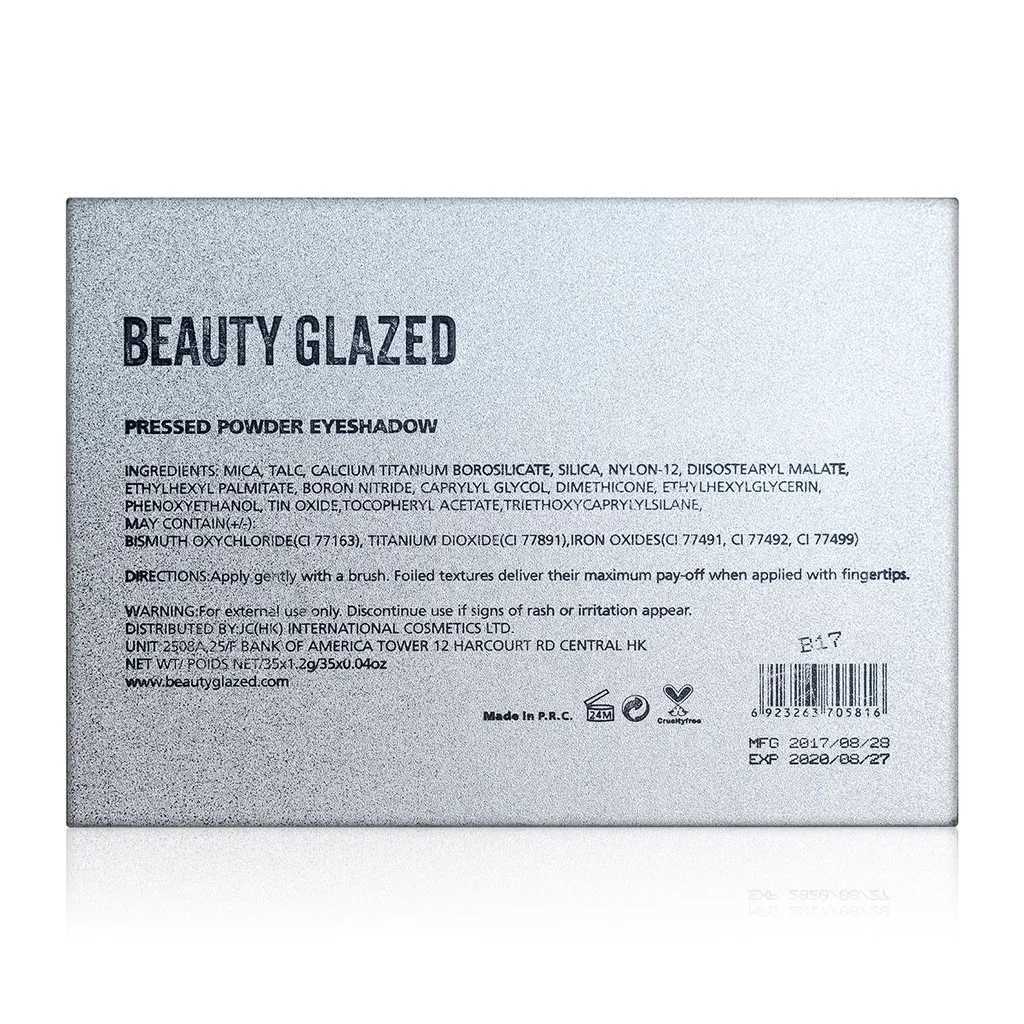 BEAUTY GLAZED Impressed Me Perfect 35 Colors Matte Shimmer Waterproof Longlasting Makeup Palette W250520