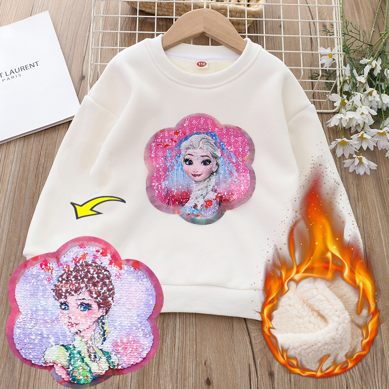 DISNEY Frozen Elsa princess infant designer clothes girls designer clothes baby clothes printed design girls' spring top Little girl's summe
