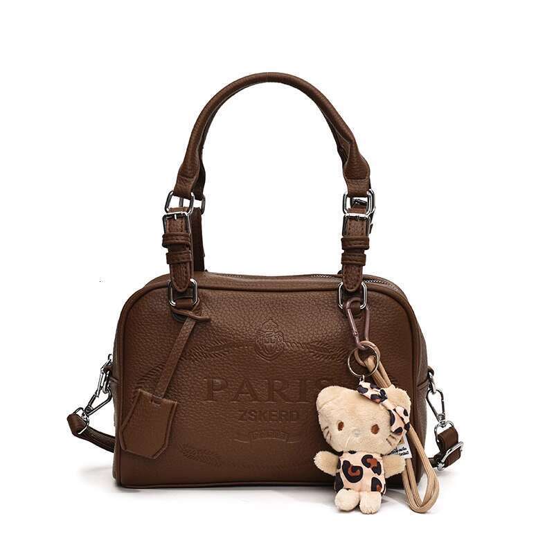 This year's popular Boston women's 2025 new large capacity commuting handbag niche crossbody bag