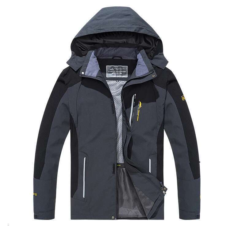 Men's Waterproof Hiking Jacket Large Size Windproof Windbreaker Camping Hunting Running Trekking Fishing Coat Men Outdoor Designer