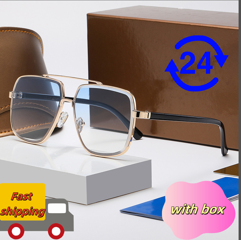 Designer High Quality Fashion UV 400 Glasses New Mens And Womens Large Framed Eyewear Sunglasses Good quality