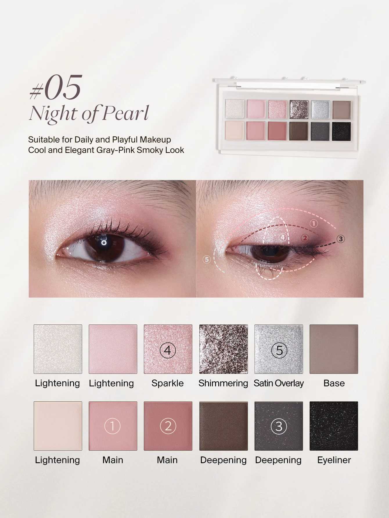 JOOCYEE New 12 Shades Oyster Palette The World is My Oyster Collection Waterproof Long Lasting W250520