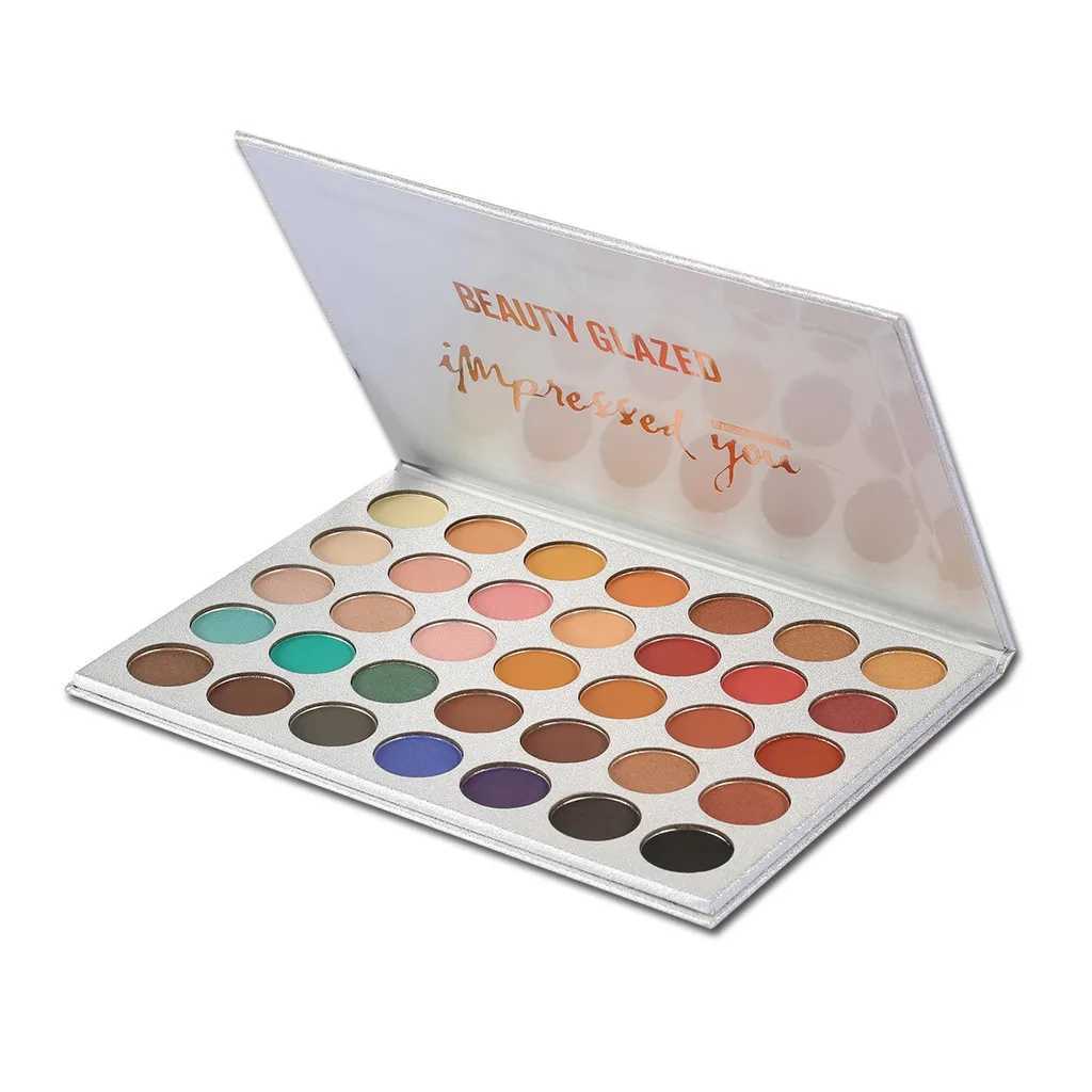 BEAUTY GLAZED Impressed Me Perfect 35 Colors Matte Shimmer Waterproof Longlasting Makeup Palette W250520