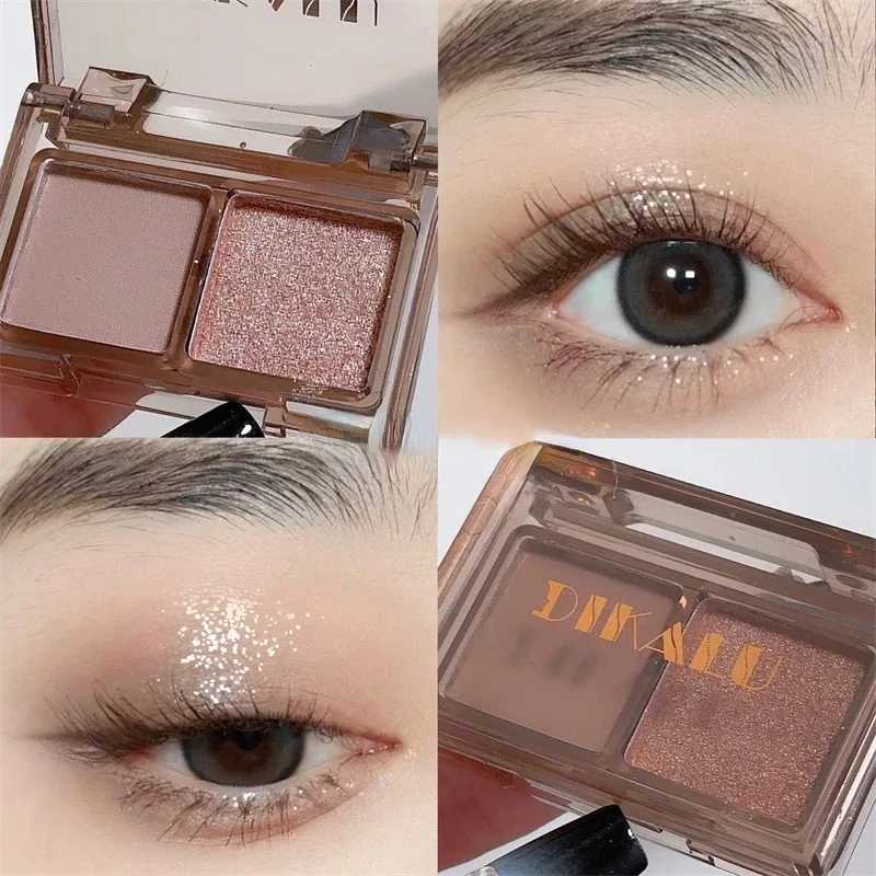 Waterproof Red Black Eyeshadow Palette Makeup Lasting Easy To Color Matte Eyeshadow Pressed Glitter Eyeshadow Korean Cosmetics W250520