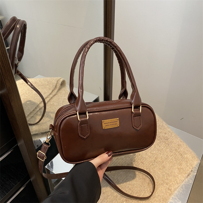 Free Delivery Designer Bag Appearance And Texture Premium Small Spring Women's 2025 New Crossbody Commuting Hand Held Bowling Luxury Bag
