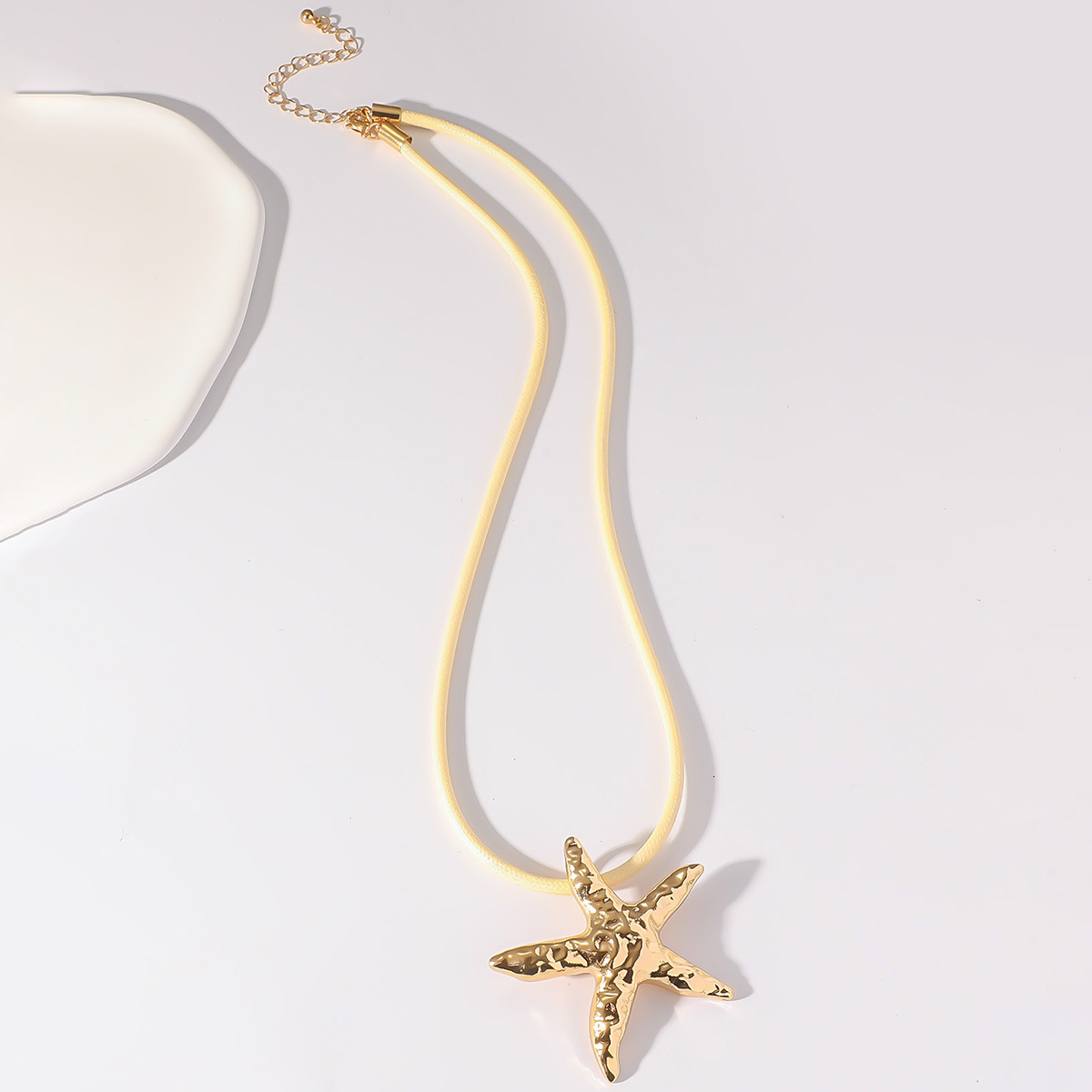 necklace for women in summer, wax thread collarbone chain