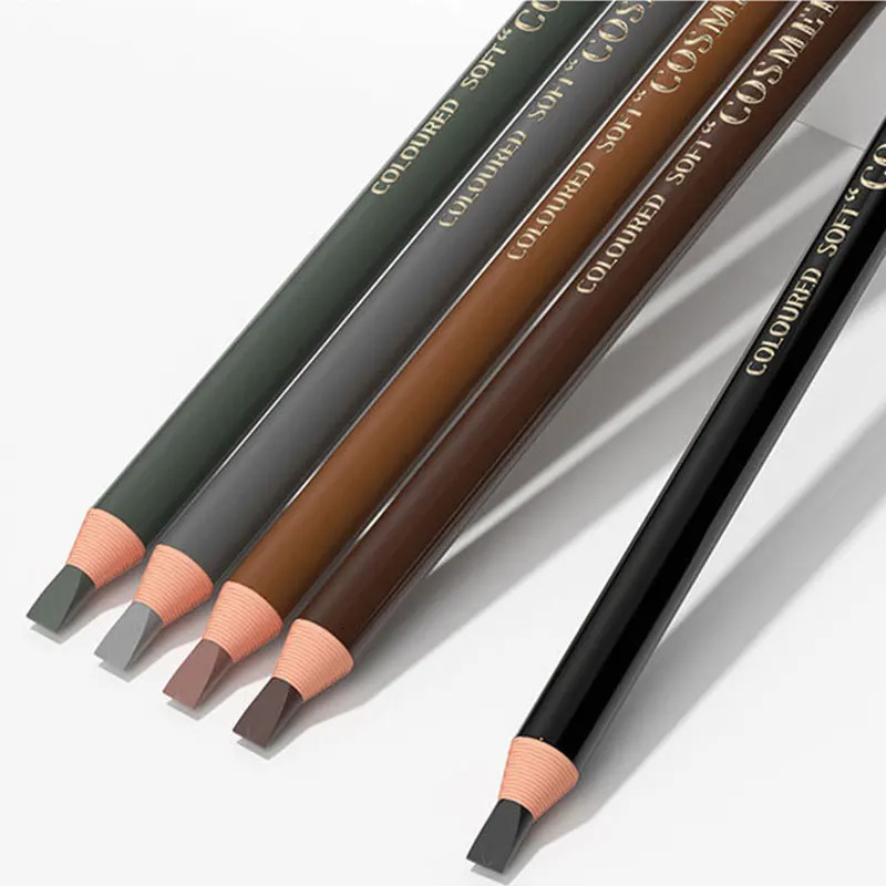 5 PCS Eyebrow Pencil Waterproof Peelable No Need Sharpener Microblading Eye Brow Pen Long Lasting Korean Makeup For Women 250515