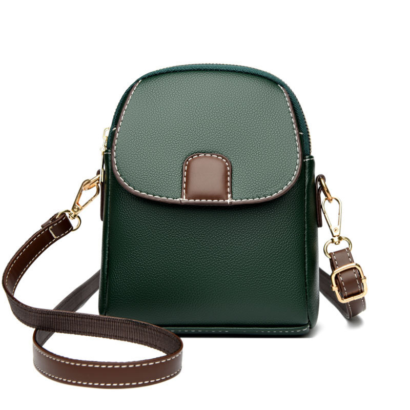 2025 New Fashionable Single Shoulder Small Trendy Women's Mobile Phone Soft Leather Versatile Crossbody Bag
