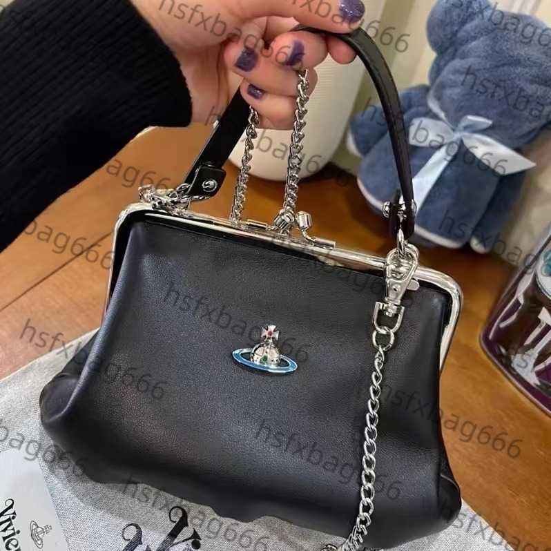 Bag Mini Pleated Chain Design Crossbody of Lading Shoulder Clip Empress H250520