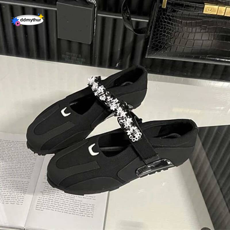 Women's Sneakers 2025 New Non-slip Mary Jane Female Large Size Round Toe Flat Casual Shoes For Women ddmythur