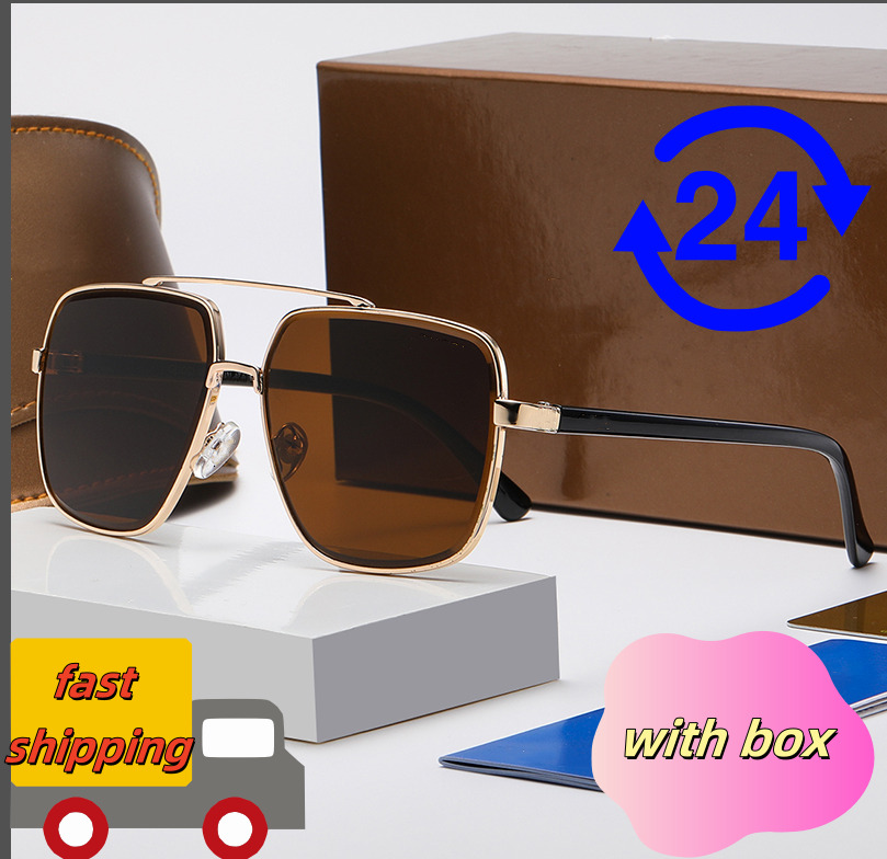Designer High Quality Fashion UV 400 Glasses New Mens And Womens Large Framed Eyewear Sunglasses Good quality
