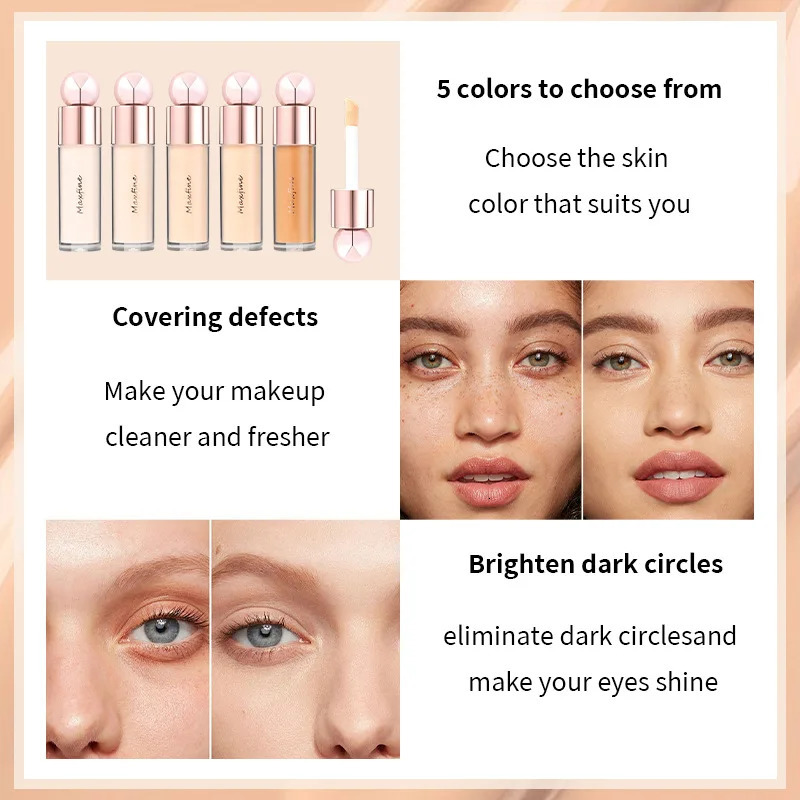 Concealer with Pore Blurring Oil Control Long Lasting Sweat Resistant Non Transfer for Covering Facial Blemishes 250514