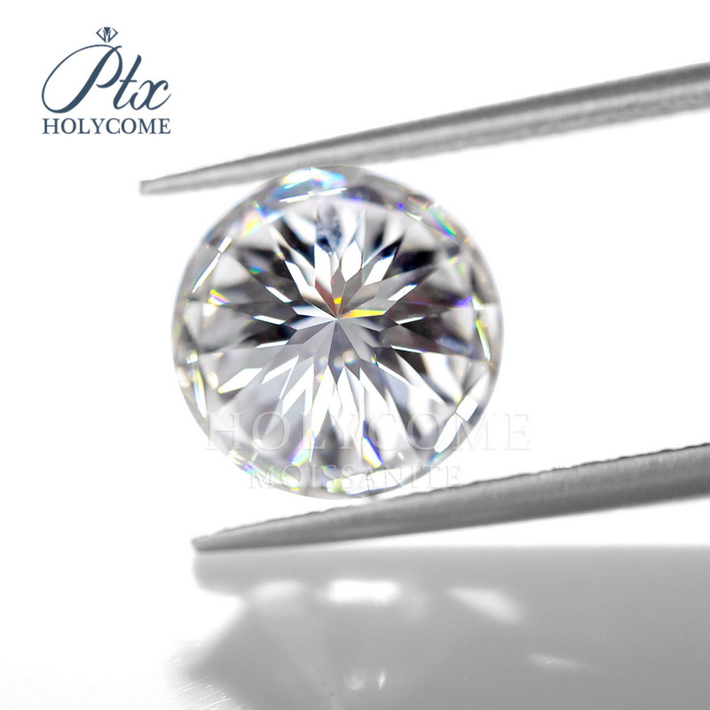 Plum Blossom Cut Round Moissanite Wholesale Price Synthetic D Color VVS1 Loose Moissanite Stones GRA Certificate Diamond Jewelry Moissanite