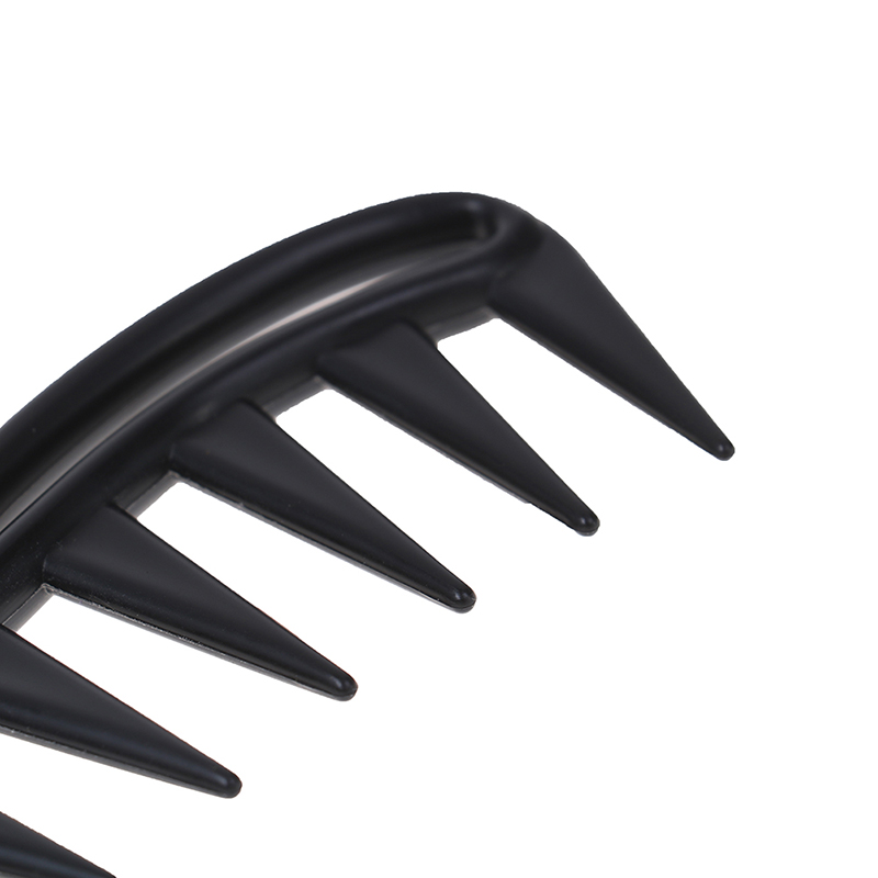 Handle Grip Large Tooth Curly Hair Comb Hair Styling Comb Men Hairdressing Wide Teeth Comb Gift