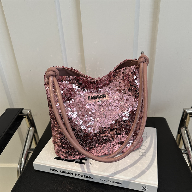 Free Delivery Designer Bag Sequin Fashion Korean Single Shoulder In Spring/summer 2025: A Small Crowd On The Internet Fashionable Underarm Bag Outgoin