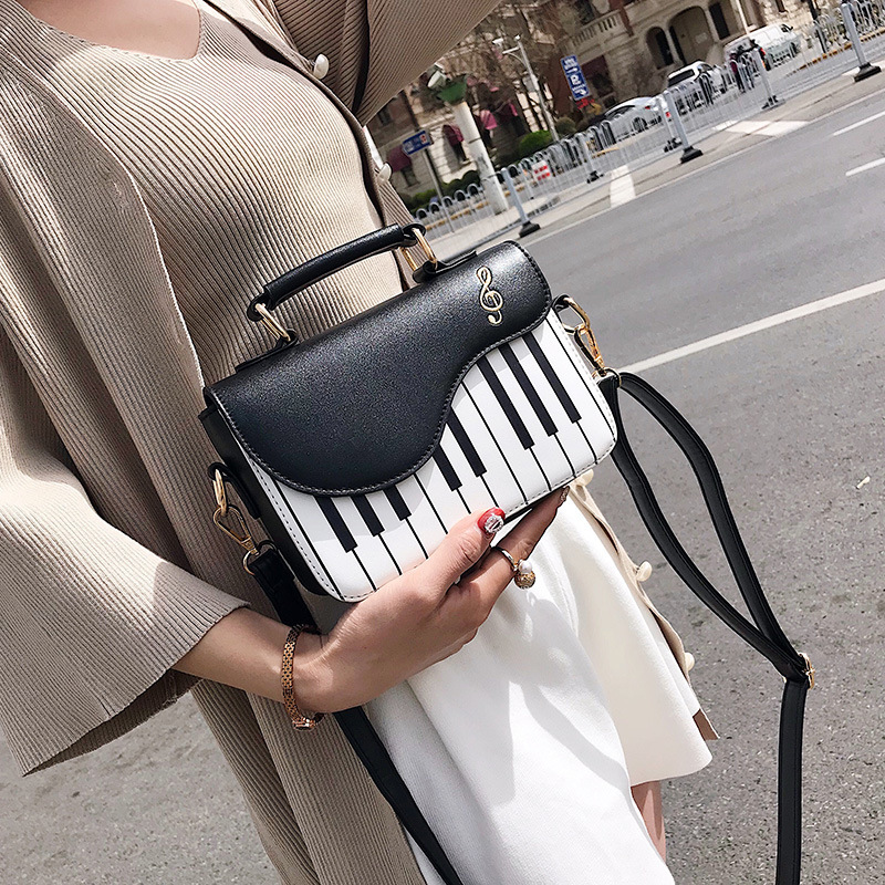 designer bag Bags women 2025 fashion Korean version single shoulder bag crossbody bag piano key small square women's bag