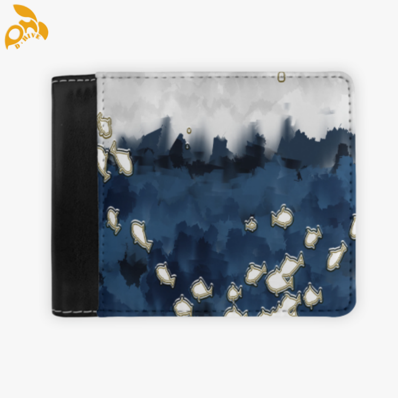 Free delivery 2025 new designer customized white and black wallets