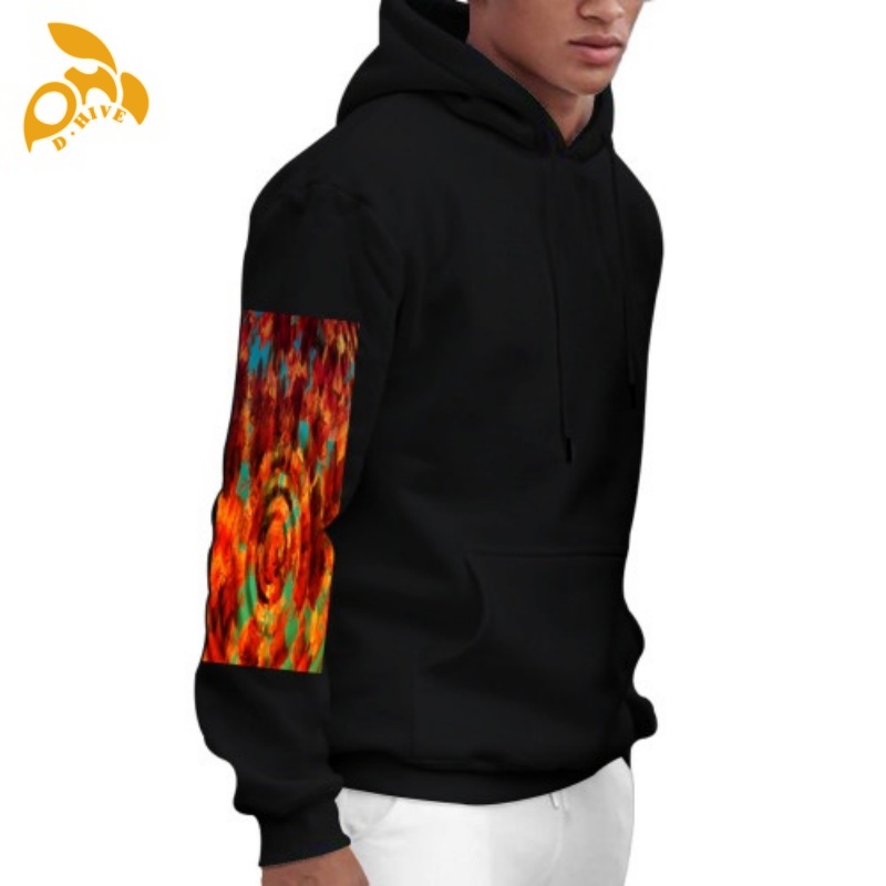 Free Shipping oversize Men's hooded sweatshirt printed Top fashionable casual street wear Men's hot stamping hooded sweatshirt S-3XL