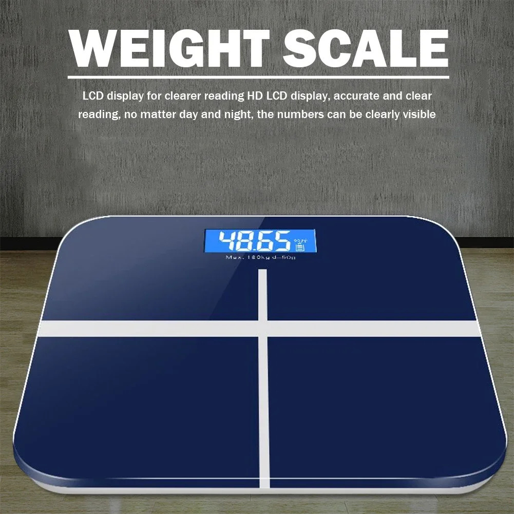 Weight Loss Weighing Device LED Display Smart Body Weight Scale USB Charging Precision Electronic Scale for Home Office Adult 250513