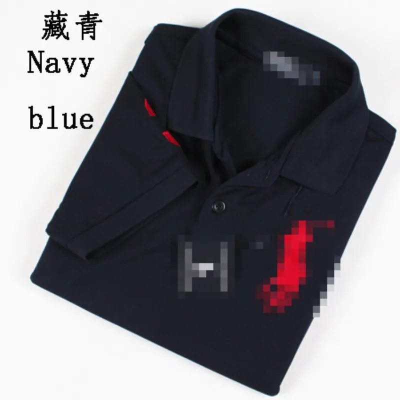 Mens T-Shirts Lapel Short Sleeve Polos Pony Embroidery Casual Short Sleeved Polo Shirt Button V-neck T-shirt Mens Comfortable Slim Fit Top Summer Clothing