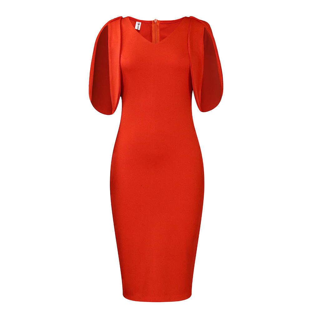 Women's Wear Summer New Fashionable And Elegant Wrapped Hips Office Large Dress
