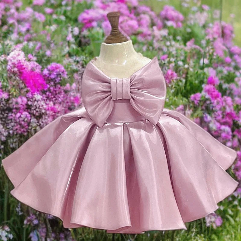 Christmas Party Girl Princess Dress Butterfly Elegant 0-6th Birthday Banquet Girl Baby Elegant Evening Dress 250519