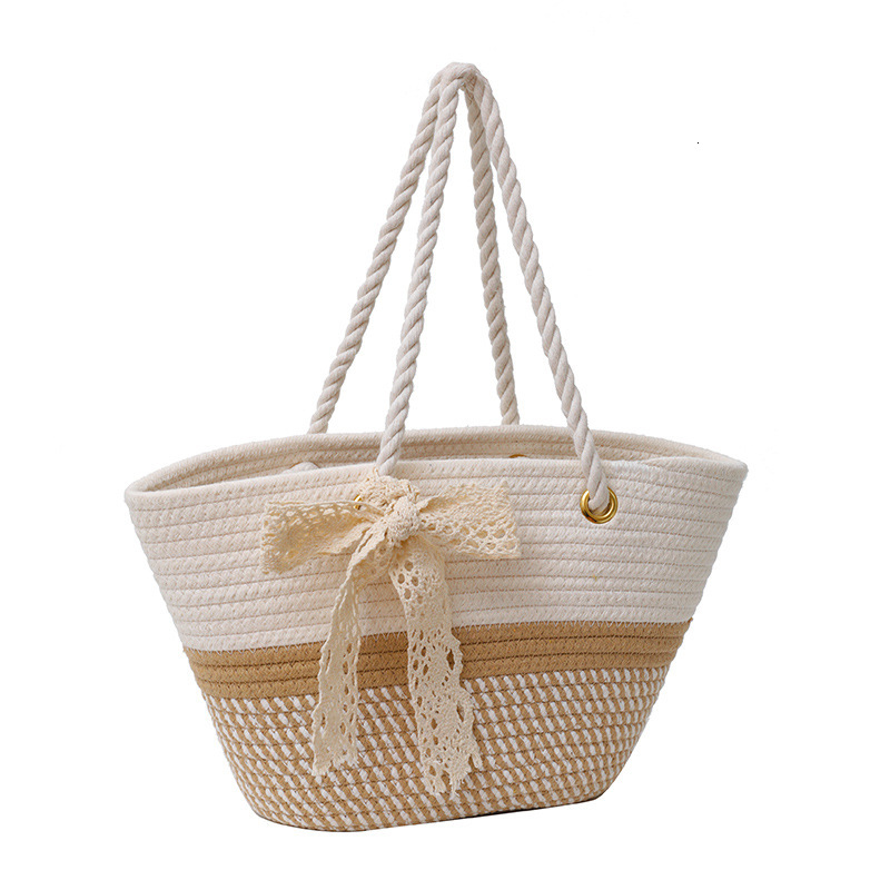 Free Delivery Designer Bag Weaving Large Capacity Fashionable Scarves Hands For Summer 2025 Gentle And Elegant Single Shoulder Underarm Stylish Tote 8