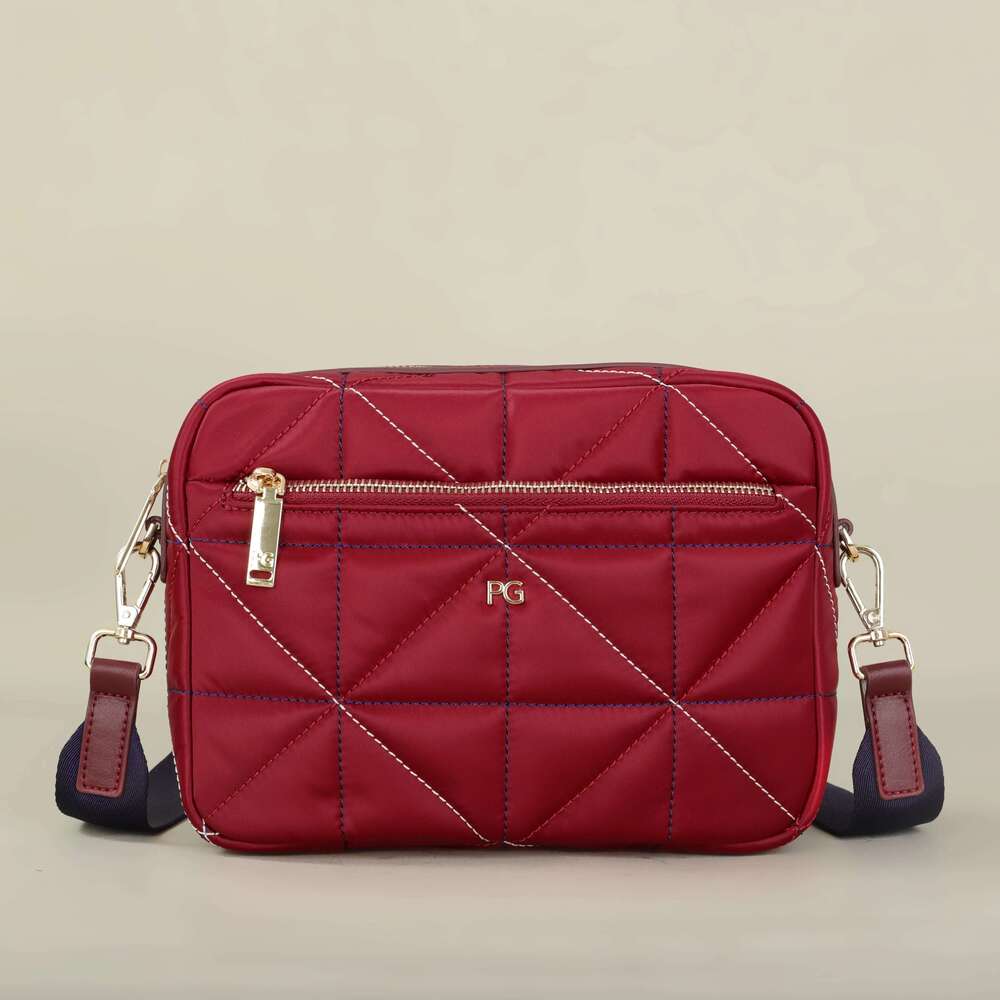 PG Nylon Fabric Multi-Functional Waterproof Folding New Design Fashion Square Crossbody Bag