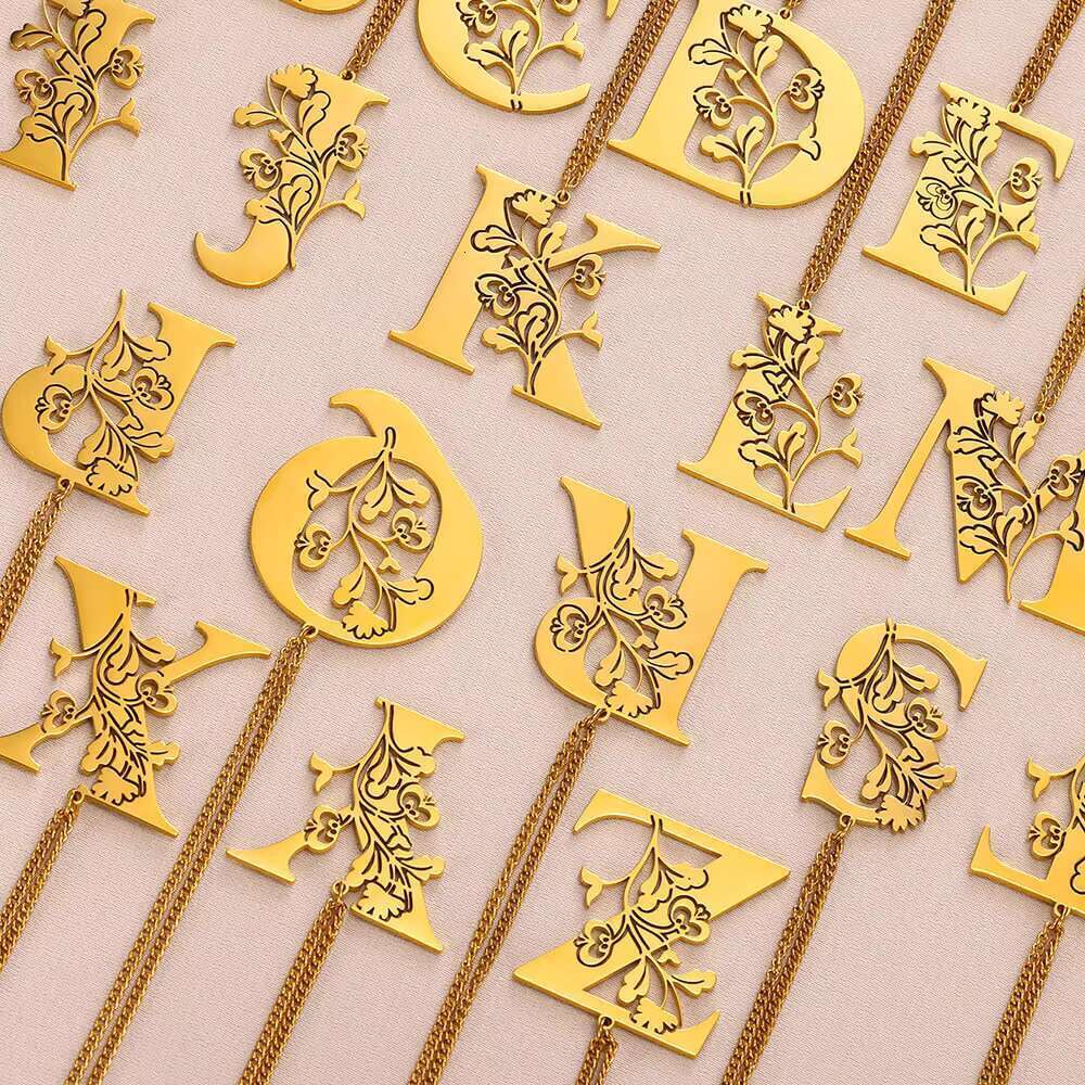 Classic style gold-plated stainless steel name necklace, men's/women's wedding party names and surnames