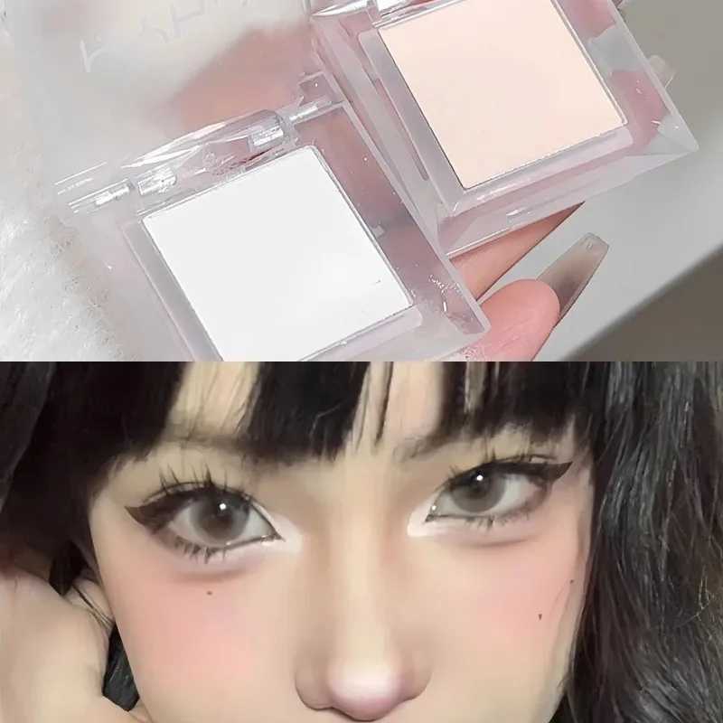 Matte White Face Highlighter Palette Pearly Jade Smokey Eyeshadow Palette Multifunctional Brighten Face Eye Makeup CosmeticsXJ250520