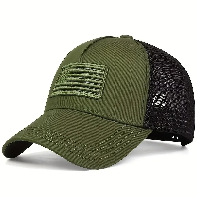 American flag camouflage baseball cap for men summer sun protection and shade for women summer cool mesh cap 250519