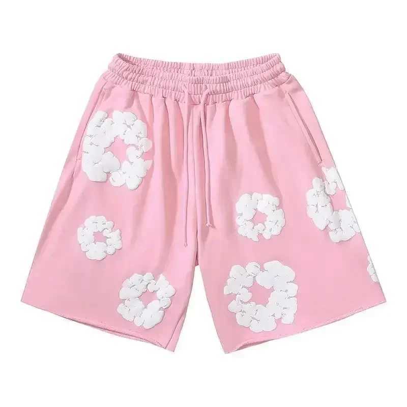 Fashion Pants Men Clothes America Kapok Floral Pants Breathable Quick-Drying Best Trendy Daily Casual Shorts Men Clothing W250520