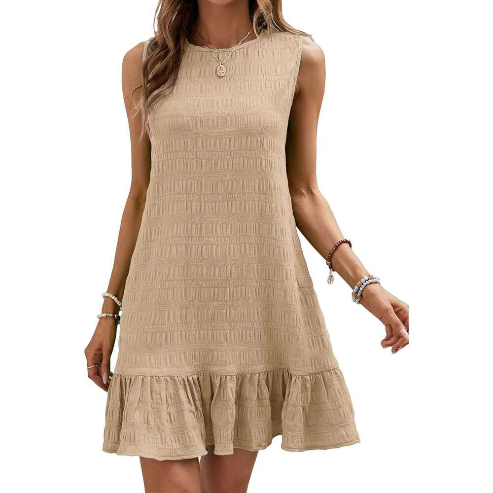 Designer Dress Vestido Women Dresses Bodycon Dresses for Women Promdress 2025 Spring/summer New Fashionable and Versatile Sleeveless Round Neck Dress 