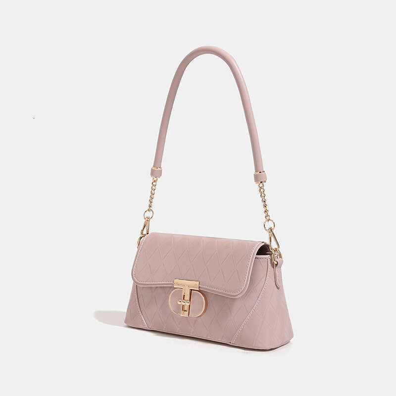 Women's Bags Designer Advanced Ling Grid Armpit For Women New Simple Handbag, French Stick Bag, Niche Versatile Single Shoulder Crossbody Bag