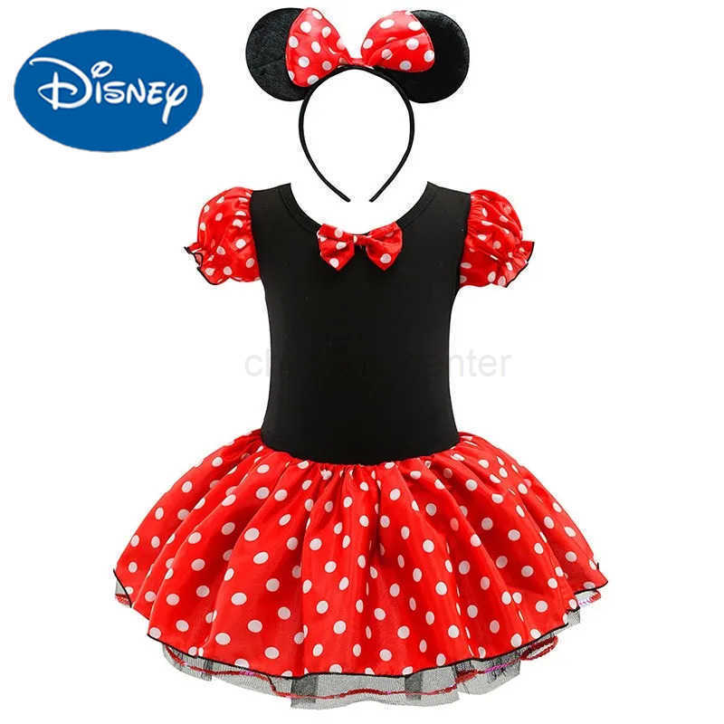 Disney Baby Girls Ballet Tutu Dress Summer Kids Minnie Mickey Dress Dots Mouse Costume Children Christmas Birthday Party Clothes W250520 W250520
