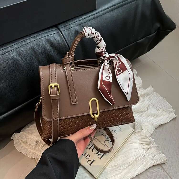 Summer Essential PU Handbag - Women's Crossbody Bag With Lid, One Shoulder Stylish Purse, Ideal For Work & Weekend