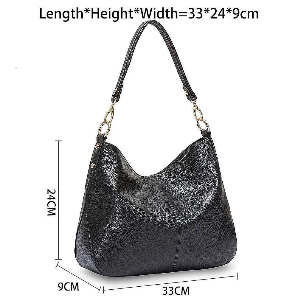 Zency 100% Genuine Leather Quality A+ Women Shoulder Bag Fashion Black Messenger Crossbody Purse Lady Hobos Grey Tote Handbags