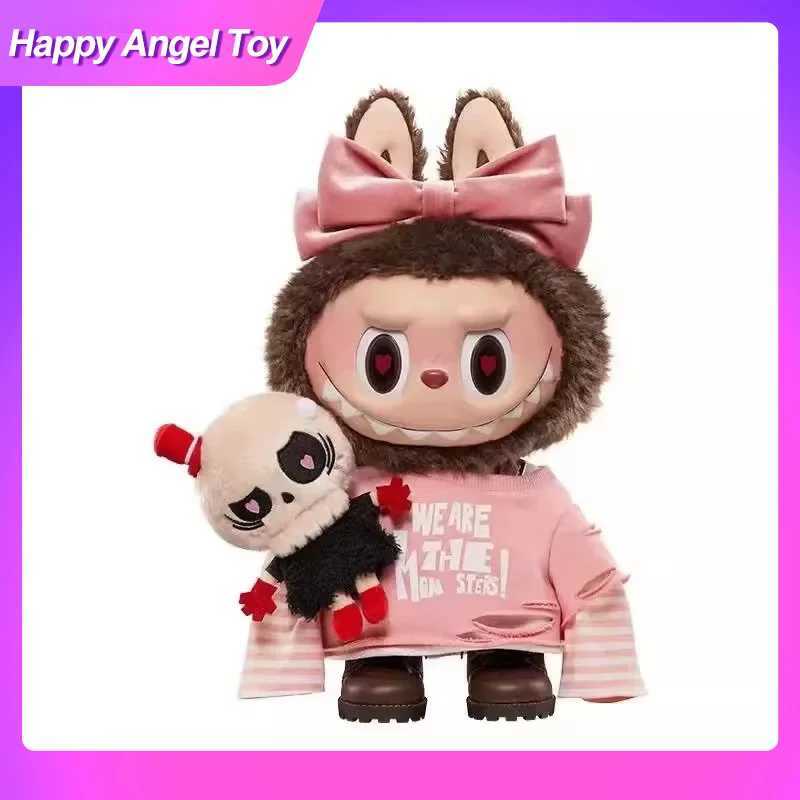 Genuine 38cm Labubu Doll Full Set Series Blind Box Collection Action Figure Vinyl Doll Decor Collection Toy Birthday Gift Z250520