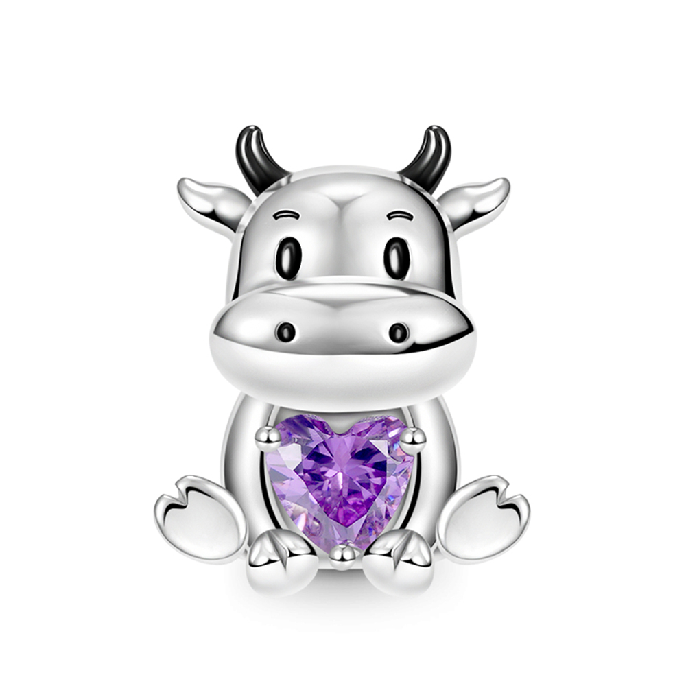 2025 Silver Color Cute Pet Holding Heart Serise Mexico Axolotl, Kitten, Rabbit, Mouse, Cow & Bee Bead Charm fit Pan Charms Bracelet Women Fine Accesso