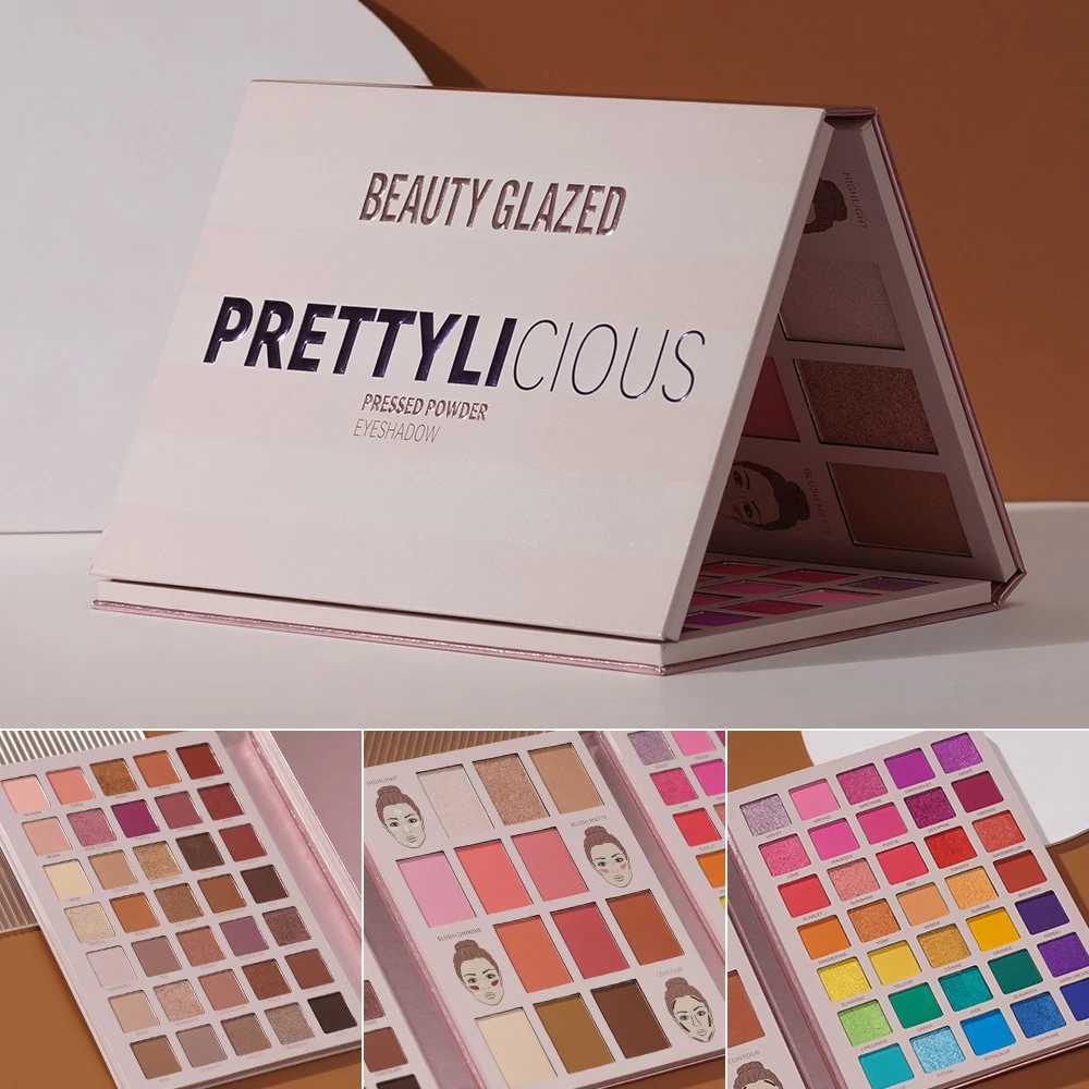 82 Color Matte Eyeshadow Palette Earth Color Shimmer Glitter Earth Eye Shadow Power Set Cosmetic Makeup Tools Make Up W250520